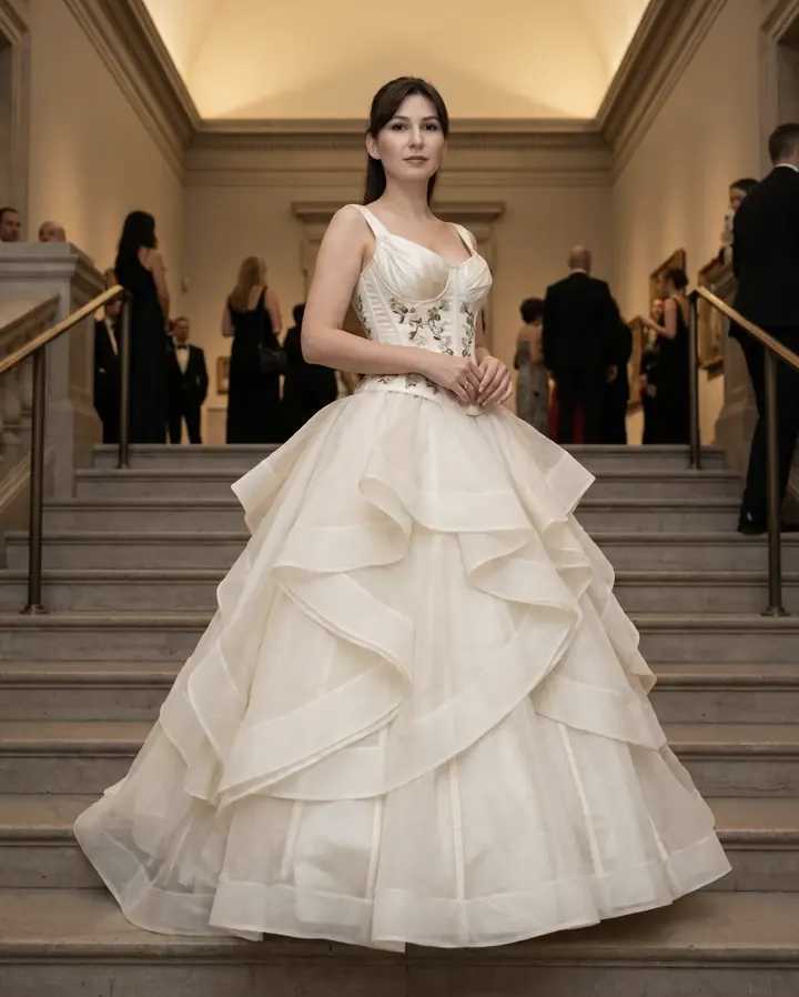 Архівний момент: couture з минулого: приклад АІ-кадру за промптом