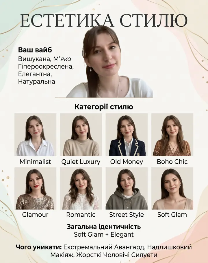 Естетика стилю (Style Aesthetics): приклад результату